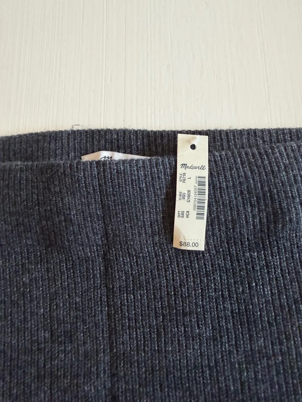 NWT Madewell Rowhouse Sweater Skirt - Picture 5 of 10